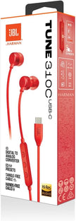 JBL Tune In-Ear Wireless Headphones Red