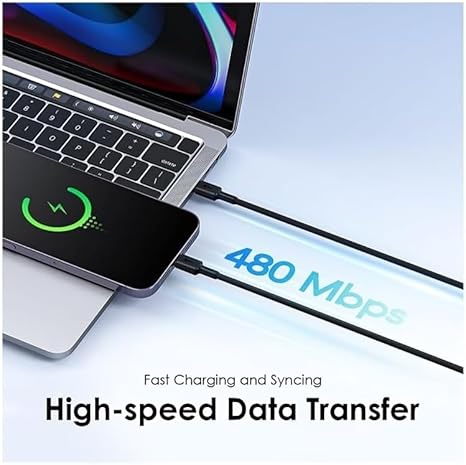 Oraimo OCD-114CC USB-C to USB-C Cable 60W 3A Fast Charging Robustline Data Cable