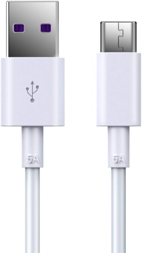 Devia EC306 Shark series supercharge USB to Type-C Cable 5A - 1.5M - White