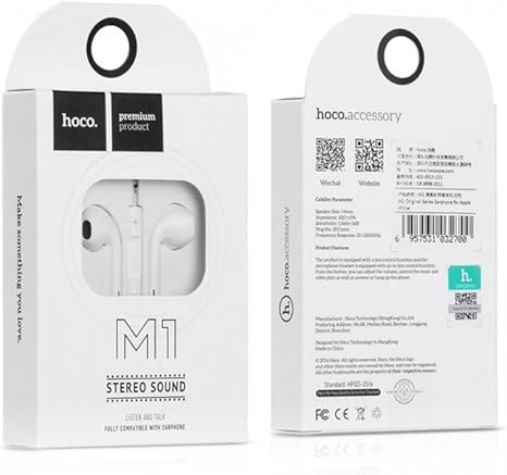 HOCO M1 3.5mm Jack Earphones – White