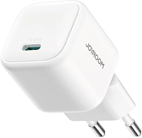 JOYROOM JR-TCG08 PD 20W Fast Charging GaN Charger Mini Power Adapter - White