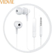 Wired earphones HF VIDVIE HS653 white