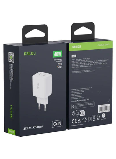 RSILOU USB-C Fast Charger Gan 40W R4282