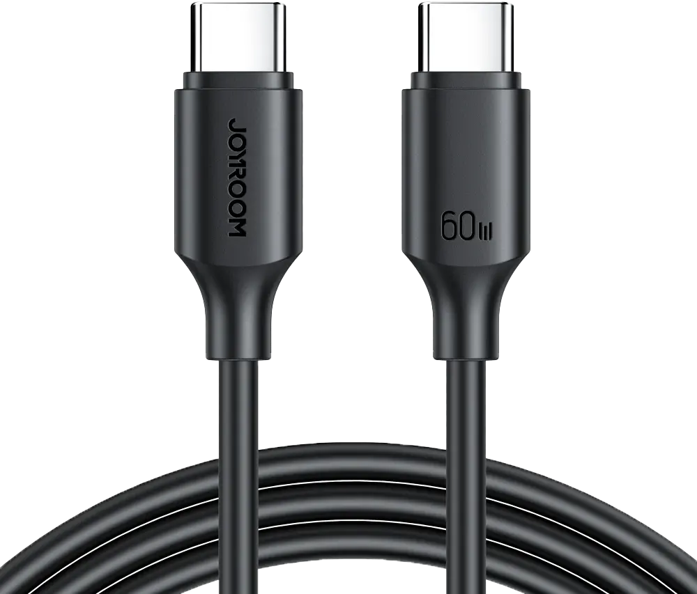 Joyroom Fast Charging Data Cable T.c To T.c 60W A9 Black