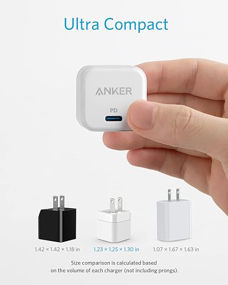 anker powerport III nano - 20w -  White