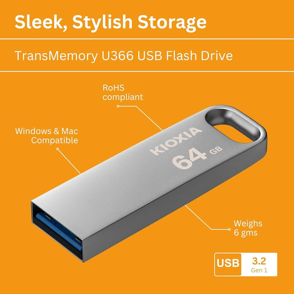 Kioxia Flash drive 3.2 USB U366 64GB