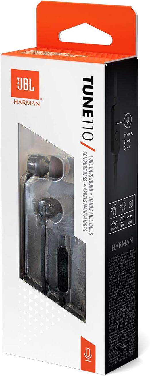 JBL TUNE 110 In-Ear Headphone Wired