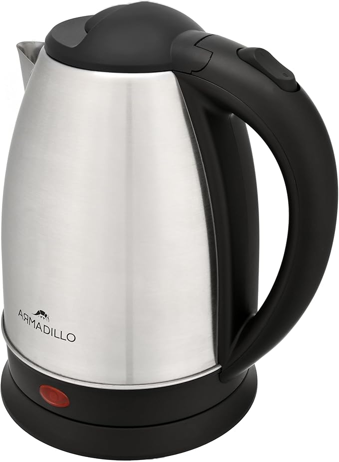 Armadillo Kettle Stainless 1500w2L - Silver