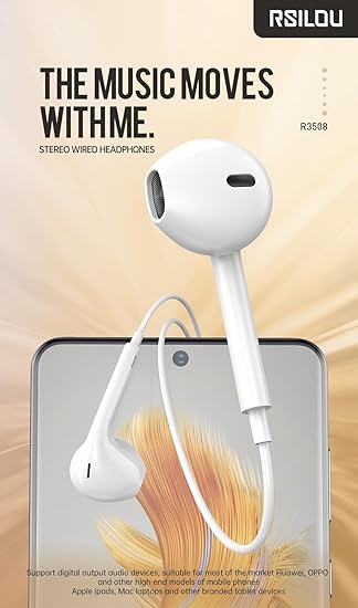 RSILOU Wired Earphone Type-C R3508