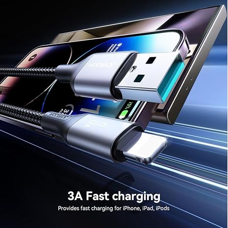 Joyroom S-A28 Flash Series 3A USB-A - USB-C Cable 1m - Black