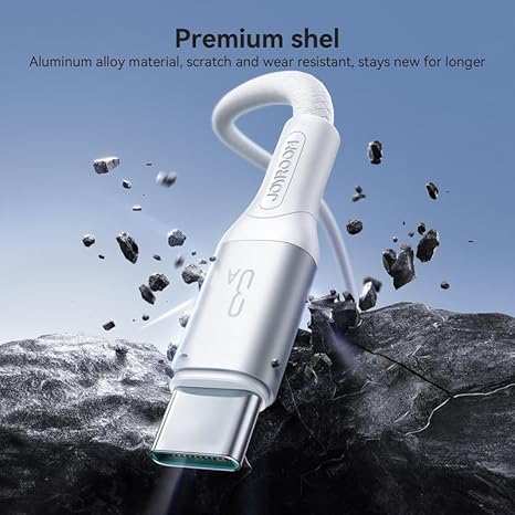 Joyroom S-A28 Flash Series 3A USB-A - USB-C Cable 1m - White