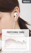 RSILOU Wired Earphone 3.5 M R3502