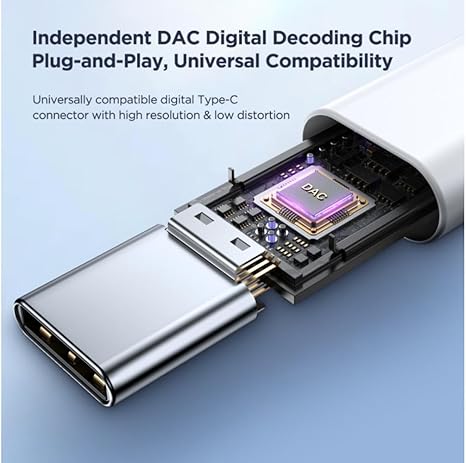 Joyroom JR-EC05 Wired Earphone Type-C - White