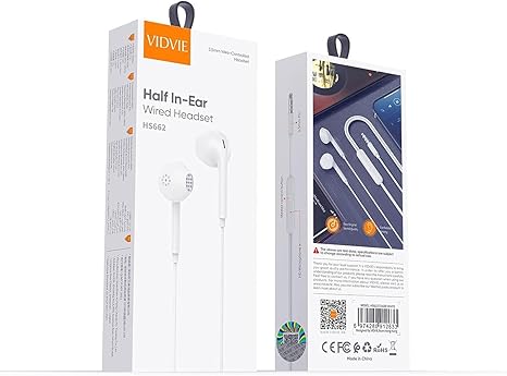 VIDVIE Headphones HS662 WHITE