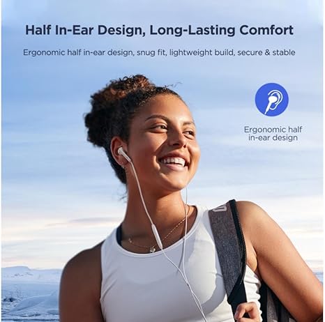 Joyroom JR-EC05 Wired Earphone Type-C - White