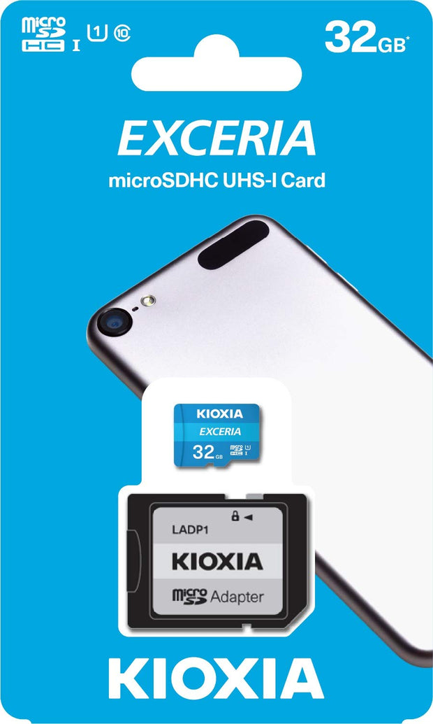 Kioxia microSD Memory Card 32GB