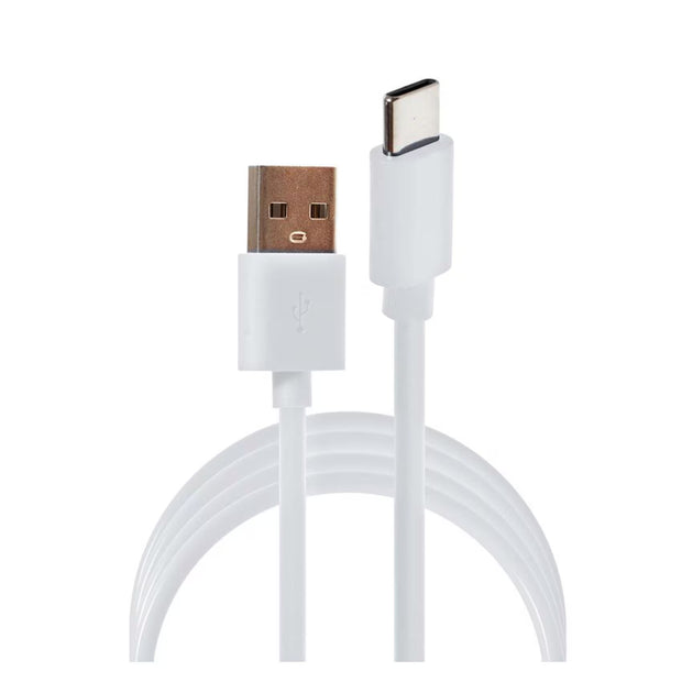 E-train USB-A to USB-C Cable 1M - White