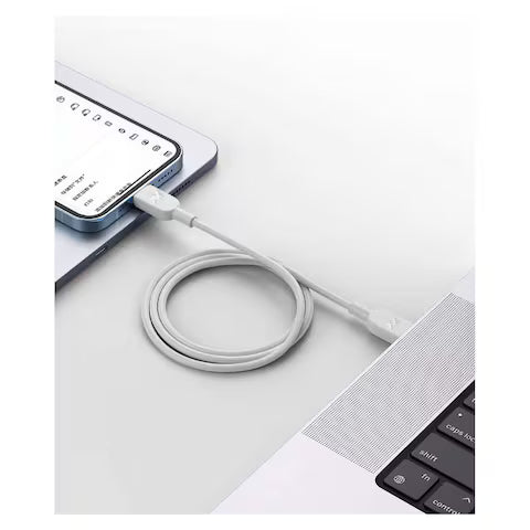 LAVVENTO (MP39W) PD Fast Charging Cable USB-C to USB-C 1M - White