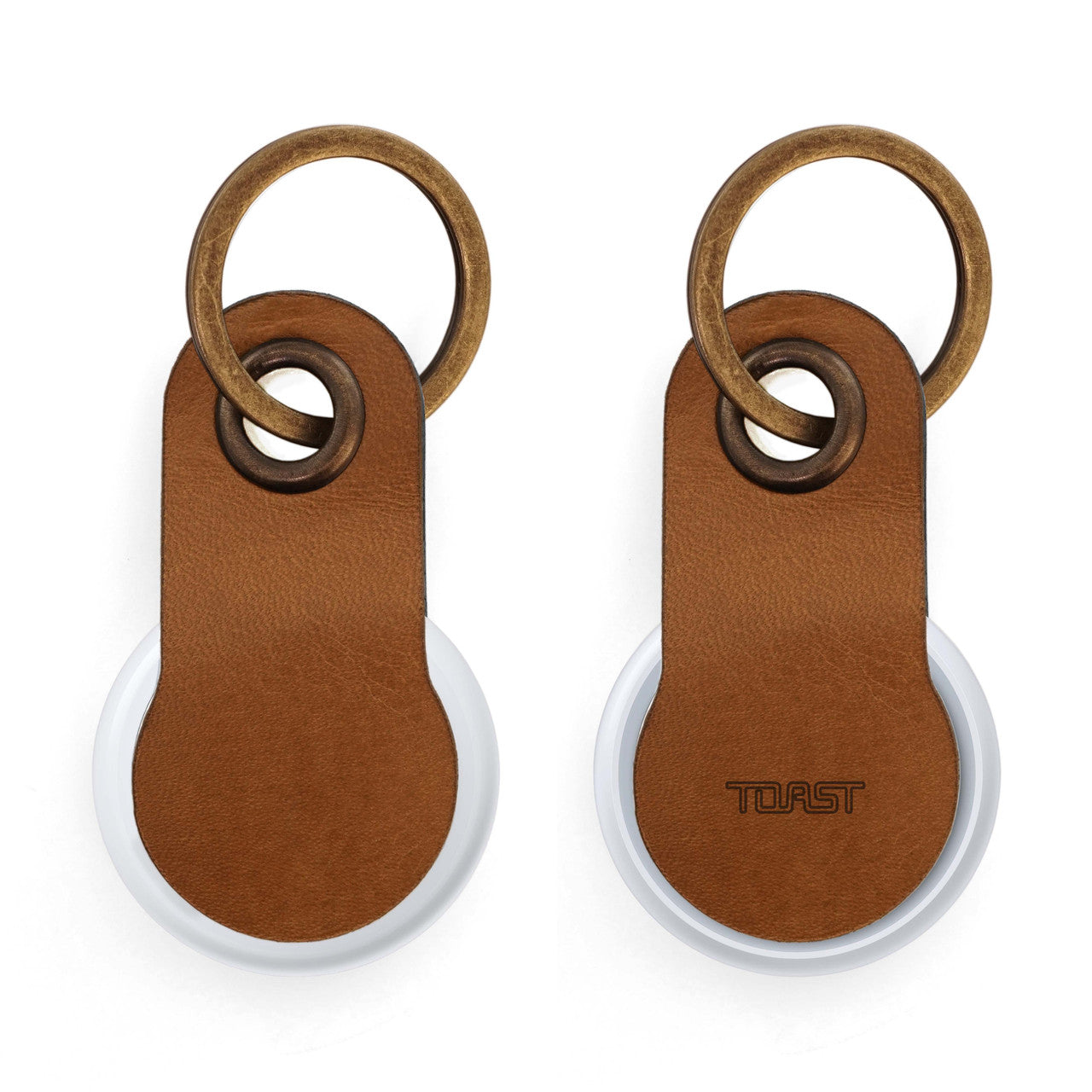 leather key ring for airtag