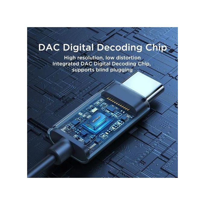 Joyroom JR-EC06 USB-C in-ear headphones - gray