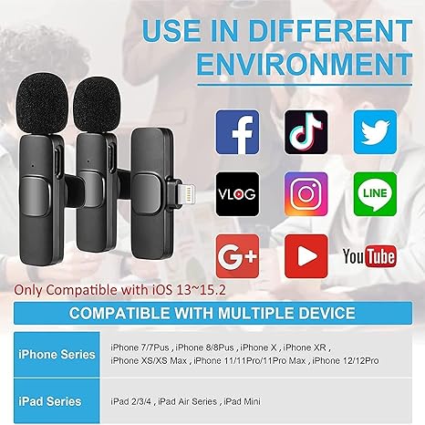 General K10 Wireless Mini Microphone Lightning