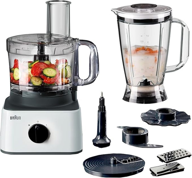 Braun Food Processor 750 Watt  2.1 Liter - FP0132WH