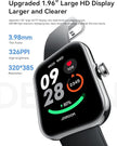 Joyroom JR-FT5 Plus Smartwatch - 1.96  Screen  Sports Watch with Call Answering - Rose Gold