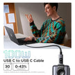Eeun PD Type-C To Type-C Data & Charging Cable 100W 15710