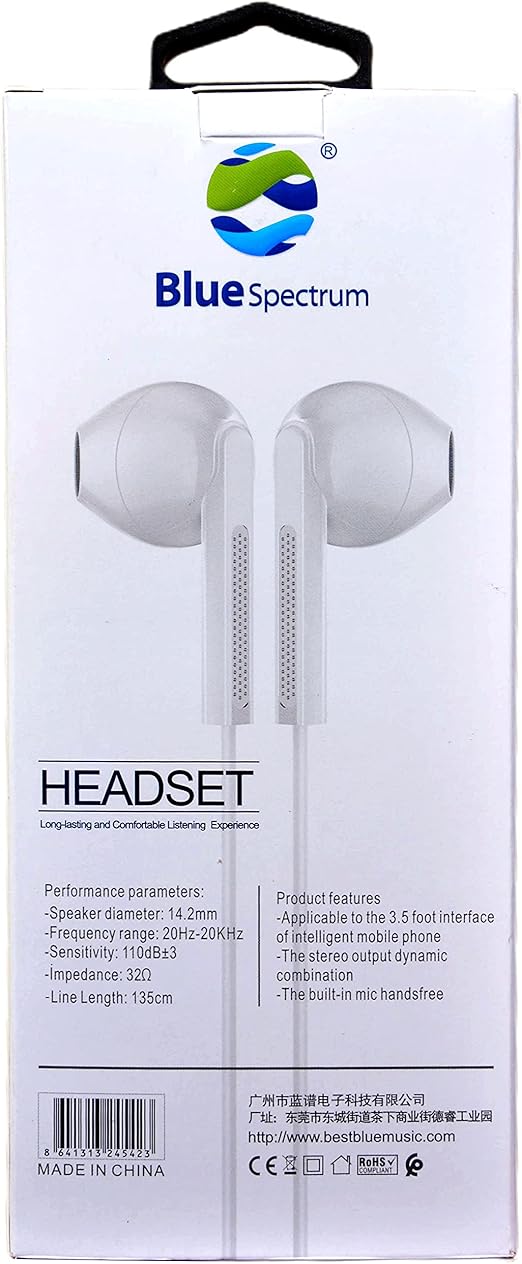 Blue Spectrum Stereo Headset D43