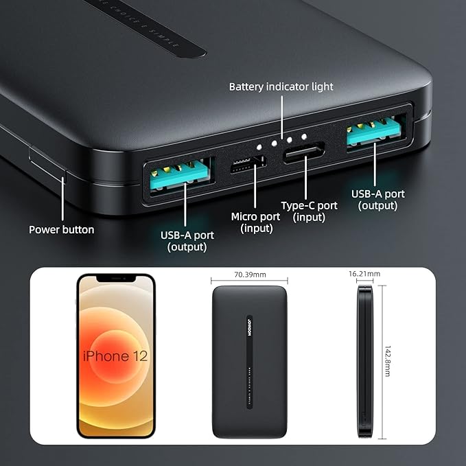 JOYROOM POWER BANK 10000mah JR-T012