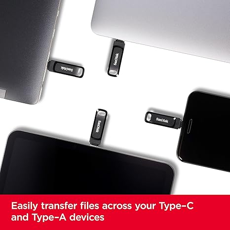 فلاشة SANDISK Dual Drive Type-c 64G