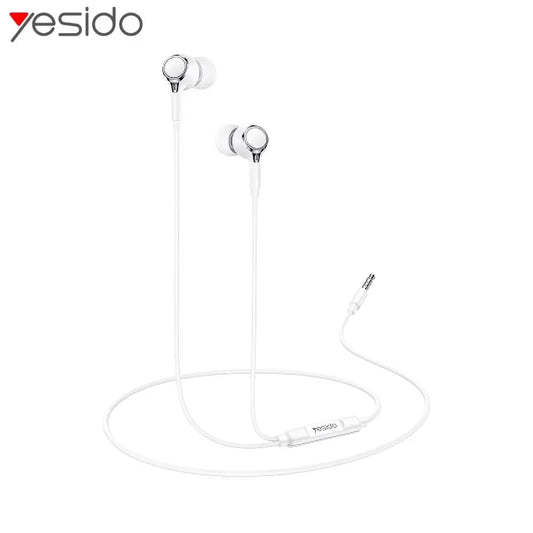 Yesido 3.5mm Jack Wired Earphones YH53 White
