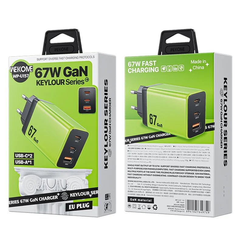 Green Mini Gan Charger 25W PD GE-Y015
