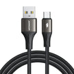 JOYROOM SA25 1.2m 3A USB-A to Micro Fast Charging Data Cable - Black