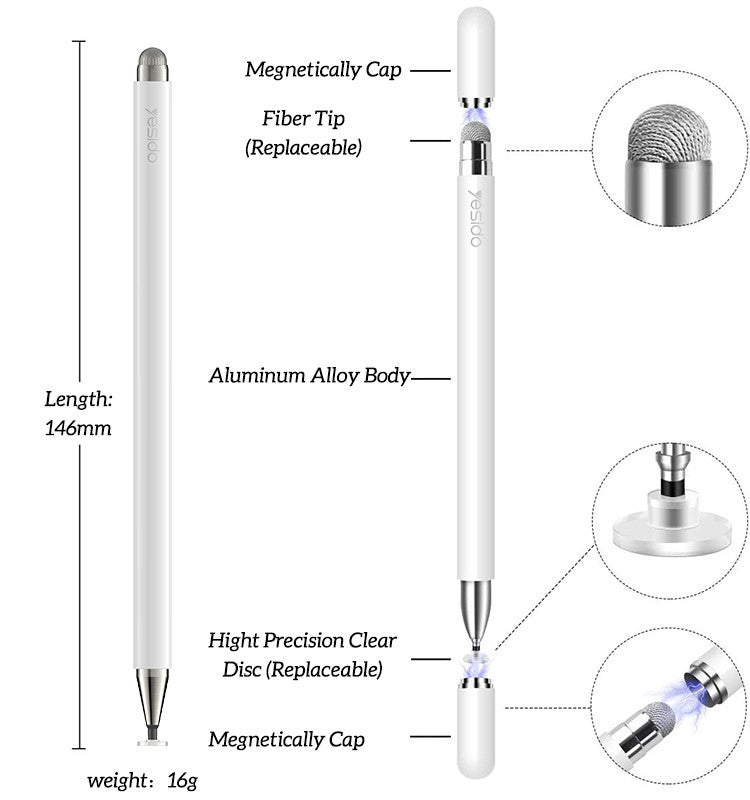 yesido capacitive stylus pen ST02