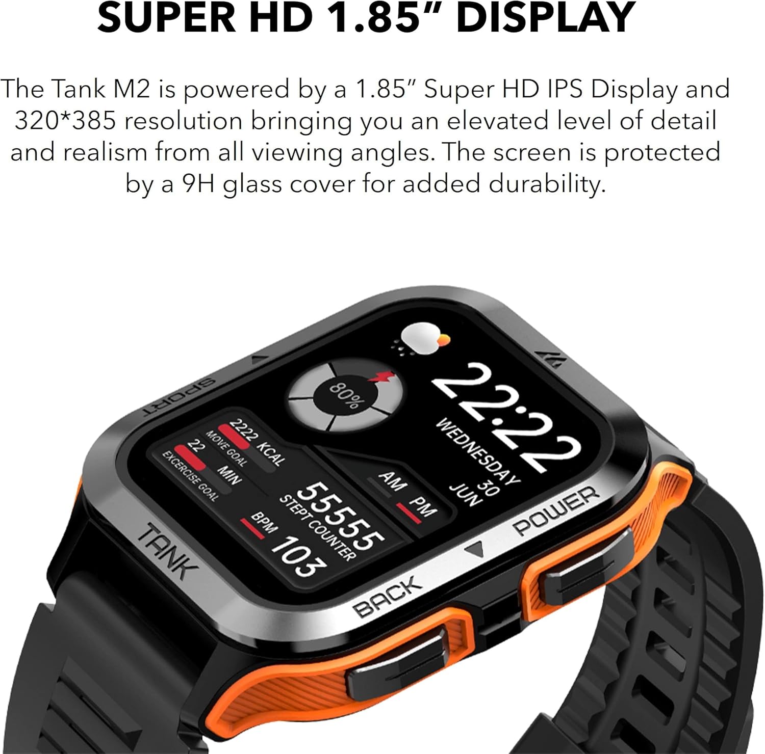 Kospet Watch T2 Tank Black