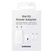 Samsung 15W PD Power Adapter Type-C TO Type-C with Cable White