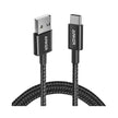 Anker Nylon Cable USB-A to USB-C - 6ft - Black A8173H11