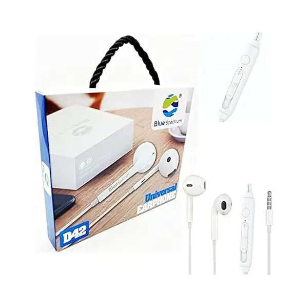 Blue spectrum earphone D42