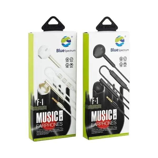 Blue spectrum earphone F-30