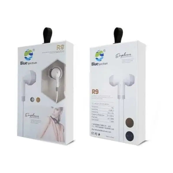 Blue spectrum earphone R-9