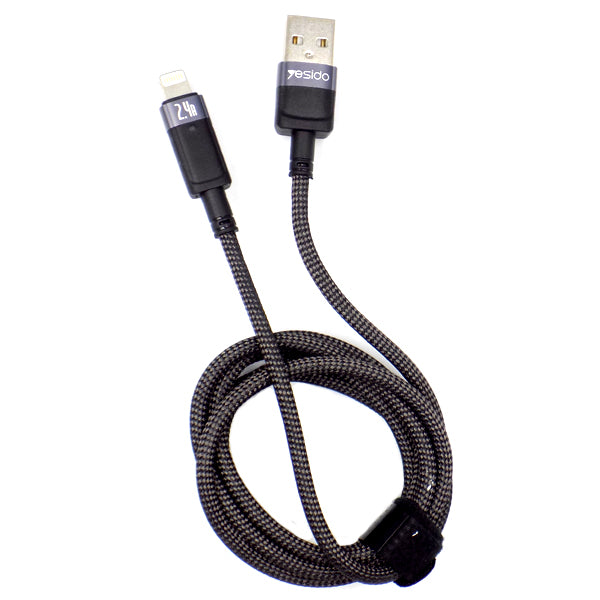Yesido Data Cable 2.4A USB-A TO USB-L AUTO POWER OFF CA123L