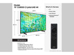 SAMSUNG CRYSTAL UHD TV 75 4K CU8000
