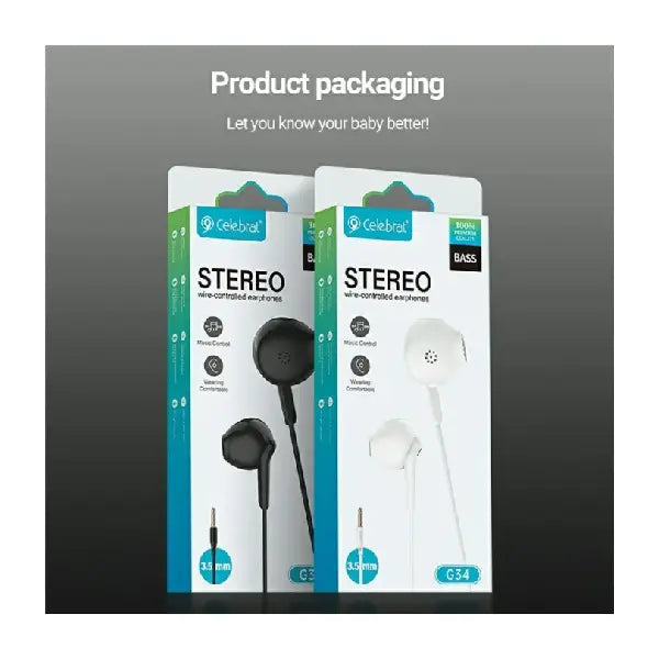 Celebrat earphone G34