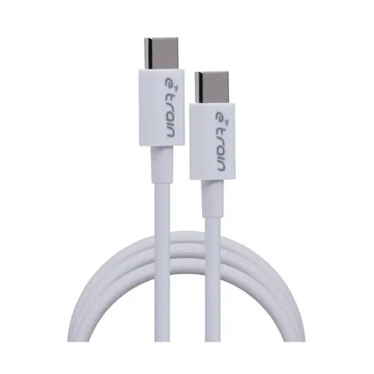 E-train Type-C to Type-C Cable 1M - White
