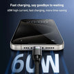 Yesido Data Cable 60W USB-C TO USB-C AUTO POWER OFF CA160