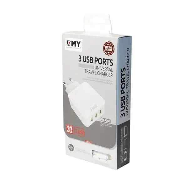 EMY 3 usb ports charger MY-A303
