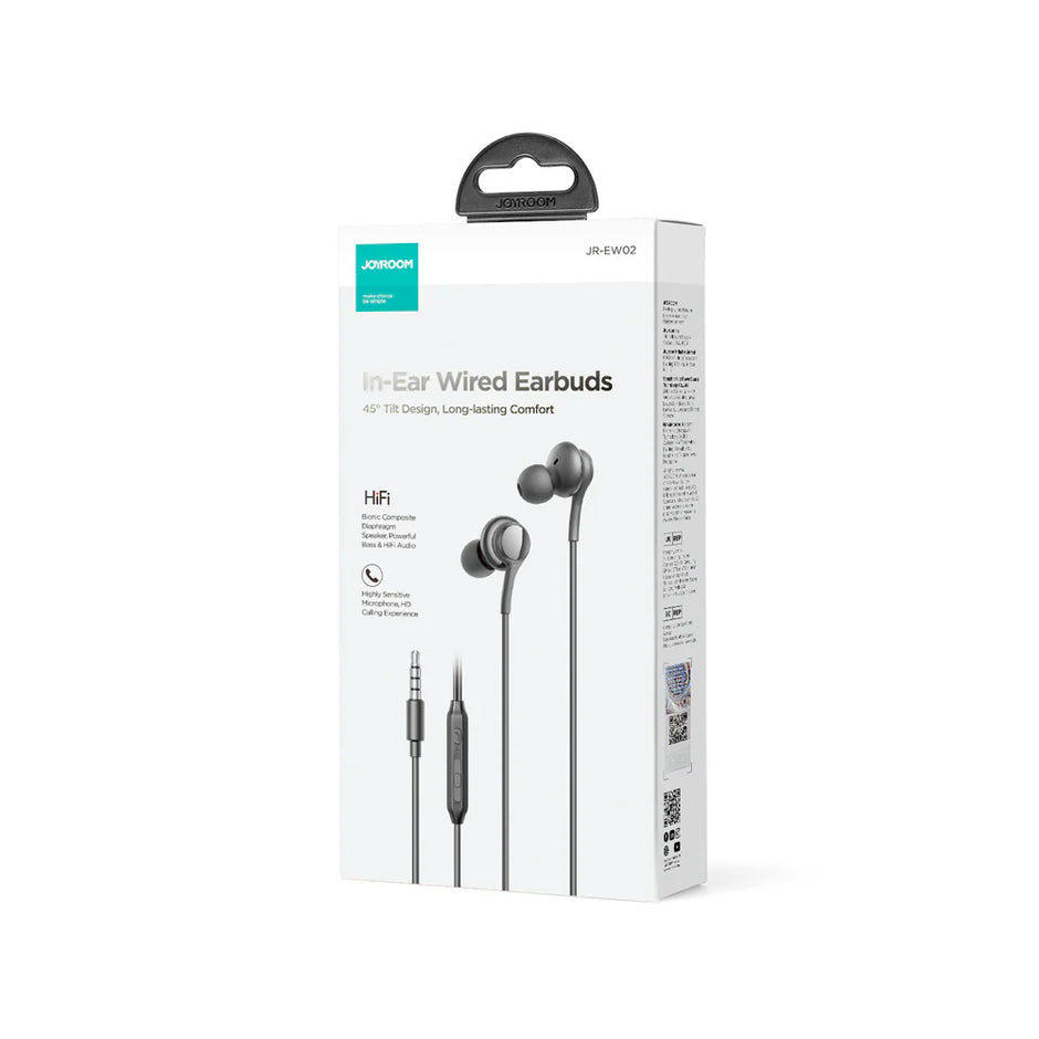Joyroom Headphones JR-EW02 3.5mm Black