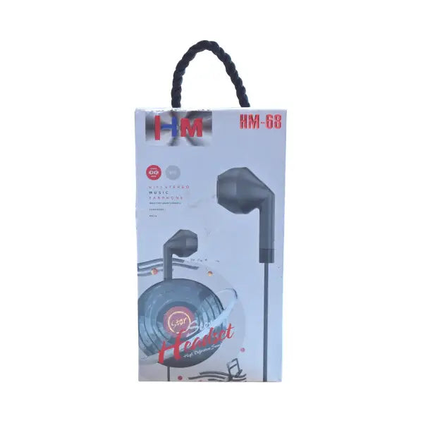 HM earphone HM-68