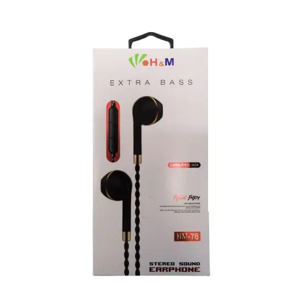 HM earphone HM-78